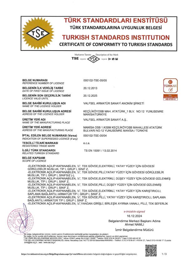 TS EN 15091 - Fotoselli Bataryalar