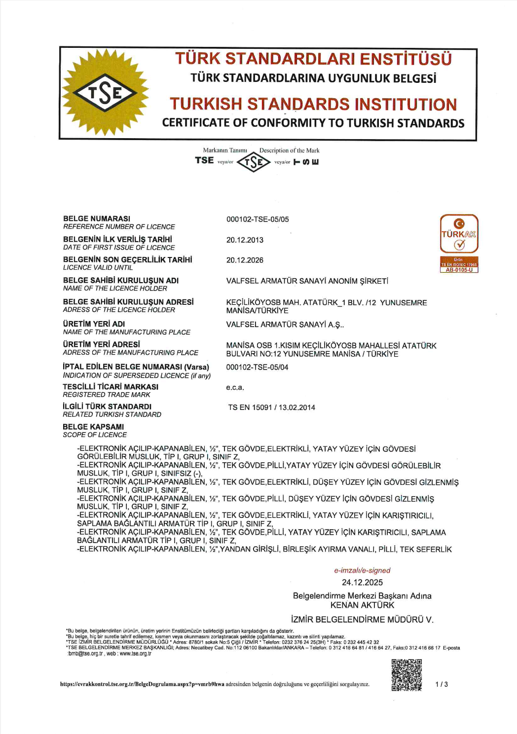 TS EN 15091 - Fotoselli Bataryalar